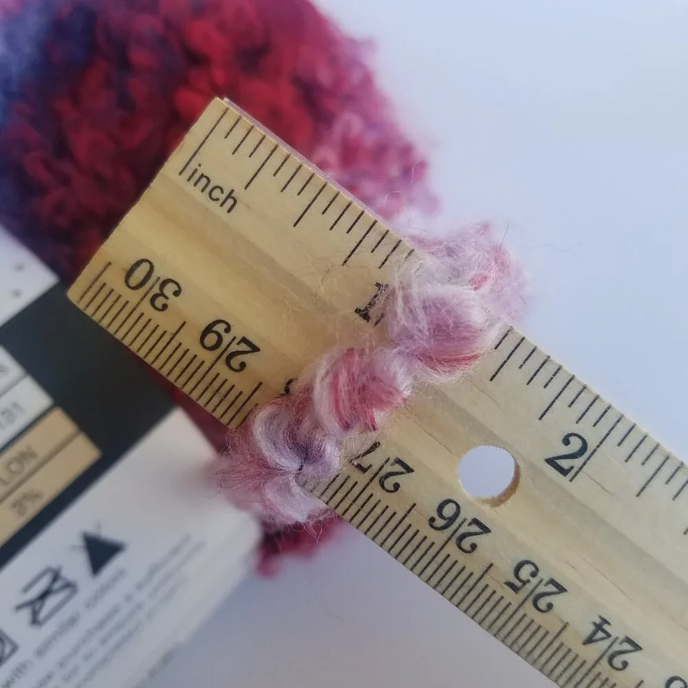 Buttercream Luxe Craft Rainbow Boucle Bulky America 1 of 2 discontinued yarn 8oz